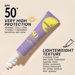 Crema <span class=keywords><strong>Solare</strong></span> Minerale SPF50 con Ossido di Zinco, Estratto <span class=keywords><strong>Naturale</strong></span>, Resistente all'Acqua, <span class=keywords><strong>Protezione</strong></span> <span class=keywords><strong>Solare</strong></span> per il Viso, Etichetta Privata - Product Image 4