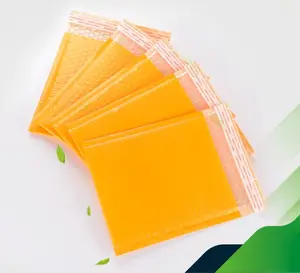 セルフシールトルバ輸送用の黄色の50個のメーラーポリバブルパッド入りバブル郵送封筒