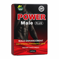 Power Male Plus Macs Capsules, Complément Alimentaire Naturel à Base de Plantes pour Hommes, 10 Capsules, Soutien Nutritionnel Quotidien, Fabrication OEM