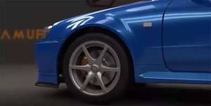 Voiture de drift RC <span class=keywords><strong>Capo</strong></span> 1/8 GTR R34, châssis entièrement métallique Skyline GT-R R34, kit de simulation de véhicule télécommandé sur route, modèle HOSHI - Product Image 6