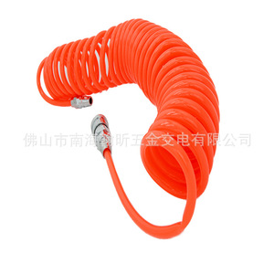 สายลมสปริง 6 มม- 1 4 นิ้ว ข้อต่อเร็ว พลาสติก PU อุปกรณ์เสริมเครื่องมือลม - Product Image 4