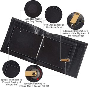 Jelo Chất lượng cao giai đoạn ảo ảnh ảo thuật đạo cụ cận cảnh lửa rực Ví lửa ma thuật - Product Image 6