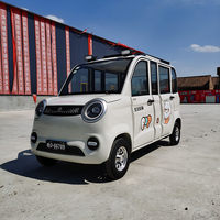 JINPENG 3030 Nouveau SUV Électrique 60V pour Adultes, Carrosserie Fermée, Caméra LED, Sièges en Cuir, 6 Passagers, Autonomie 50-70km pour Trajets Urbains