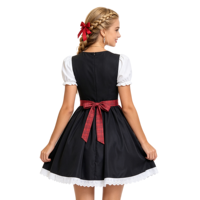 Costume de Fête de la Bière Allemande pour Filles, Style Ethnique, Robe Fantaisie en Dentelle, Grande Taille, Uniforme de Travail d'Halloween
