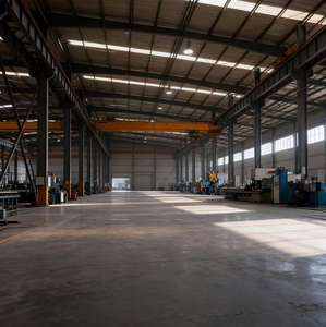 ورشة عمل هيكلية فولاذية صناعية من شركة ZHILIAN STEEL STRUCTURE مع رافعة علوية للورش والمصانع (موديل ZL0004) - Product Image 6