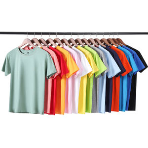 T-shirt Unisex in poliestere Unisex di alta qualità per magliette sportive a sublimazione semplice stampa personalizzata bianca e nera T-shirt in bianco - Product Image 2