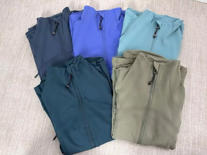 Giacca a maniche lunghe IuIu Yoga ufficiale di alta qualità, <span class=keywords><strong>con</strong></span> collo alto e <span class=keywords><strong>cerniera</strong></span> frontale, top fitness da <span class=keywords><strong>donna</strong></span>, felpa - Product Image 2