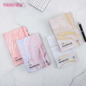 Cuaderno <span class=keywords><strong>de</strong></span> Registro Diario Personalizado <span class=keywords><strong>de</strong></span> Fábrica con Banda Elástica, Tapa Impresa con Textura Premium, Bloc <span class=keywords><strong>de</strong></span> Notas Tamaño A6, <span class=keywords><strong>Agenda</strong></span> <span class=keywords><strong>de</strong></span> Cuero PU 3017 - Product Image 2