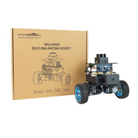 Carga de 4KG AI Vision MicroROS Balancing Car Construido en 6 Axis IMU Sensor Soporte C Language y Python ROS2