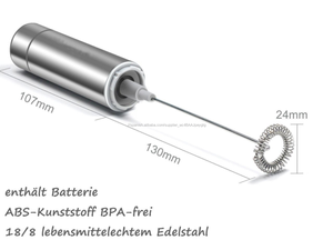 Portátil de la batería operado de mezclador de café <span class=keywords><strong>nespresso</strong></span> vaporizador de leche con una sola primavera whisk de la cabeza - Product Image 2