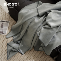 Couverture douce et durable de haute qualité Couverture moderne de luxe en faux cachemire Lavable en machine pour salon canapé et hôtel