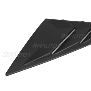 Black Car Rear Side <b>Window</b> Louver Covers Vents Trim <b>Window</b> Shutters <b>Shade</b> for Honda for Civic 11th Eleventh Generation 2021-2022 - Product Image 6