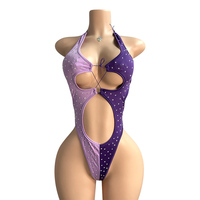 Ropa de Club ELITES al por Mayor Personalizada Nuevo Estilo Atuendo Burlesco de Encaje Trajes Eróticos para Escenario Ropa de Baile Exótico