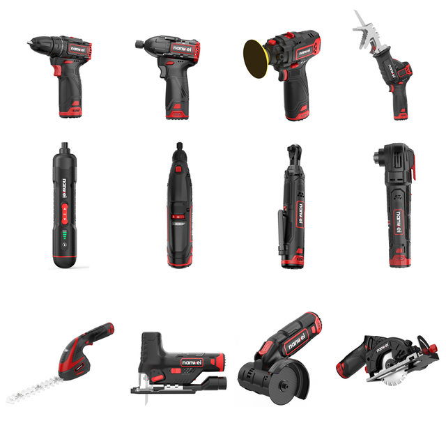 NANWEI 12V Series Power Tools Multifunction Tools Type c Interface Cordless Lithium Tools