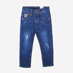 Pantalons pour enfants de haute qualité, vêtements décontractés de luxe pour adolescentes, jeans en denim pour garçons, pantalons à jambes larges - Product Image 2