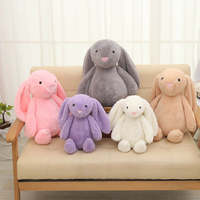Lapin en peluche 15 cm, longues oreilles de lapin, peluche douce, vente en gros