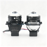 Projecteurs LED pour voiture 3 pouces 6000K, 60W feux de croisement/70W feux de route, 6300/7300 Lumens, puce LED en aluminium, ajustement universel