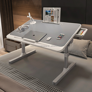 Tavolino Moderno da Comodino Pieghevole, Regolabile in Altezza, per Assistenza Medica, <span class=keywords><strong>Studio</strong></span> e Lavoro Domestico - Product Image 4