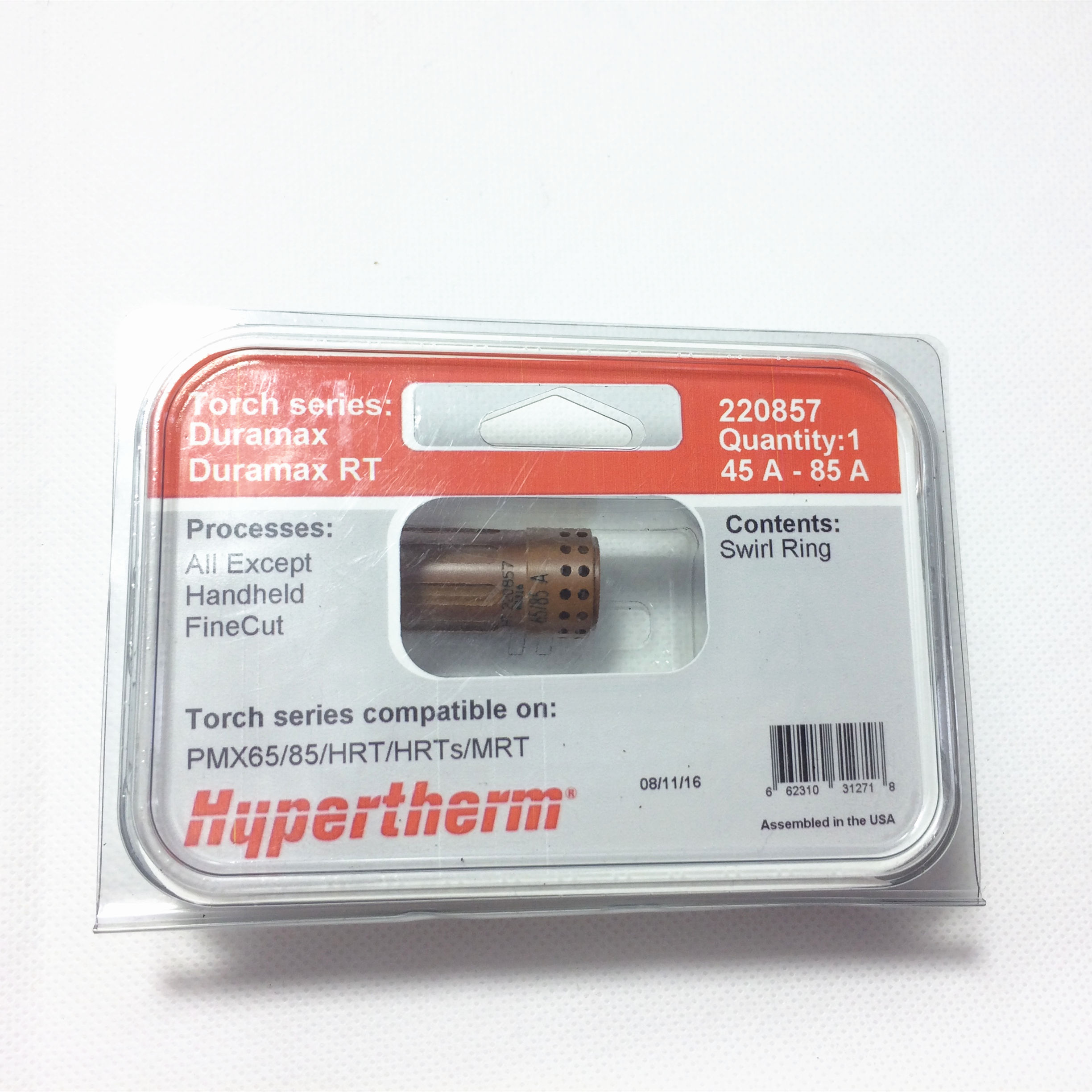 洋服通販 - 新作アイテムを for Ring Swirl 220857 Consumables Hypertherm Powermax 85A 65 ミュージシャン