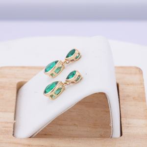 Изумрудные серьги - Product Image 3