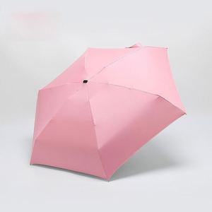 Portable Folded Ultralow-Light 5 Folding Sunblock Uv Mini Pocket <b>Umbrella</b> - Product Image 5