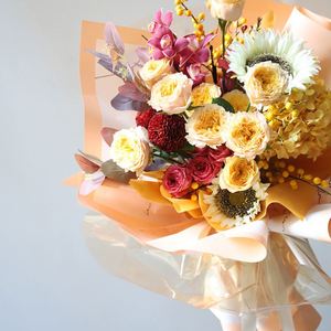 Papier d'emballage imperméable effet nacré pour fleurs, roses, matériel d'emballage cadeau DIY, vente en gros - Product Image 2