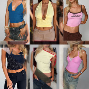 2025 Nieuwe Aanwinsten Zomer Groothandel Bulk Effen Kleur Korte Mouw Simpele Basic Cropped Tops T-Shirt voor Dames - Product Image 1
