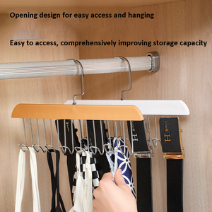 K107 PE Plastic Air Drying Rack Hook Household Student Dormitory Underwear Vest Storage <b>Hanger</b> Clothing Organizer - Product Image 5