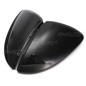 Paire de coques de rétroviseurs latéraux noires brillantes pour VW GOLF 7 MK7 MK7.5 GTI R GTE GTD 2013-2018 - Product Image 3