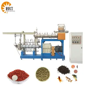 automatic electric extruder fish feed machine equipment fish feed making machine production line supplier