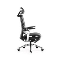 Chaise de bureau pour ordinateur à domicile, chaise de bureau réglable à dossier haut avec repose-pieds, mobilier de bureau