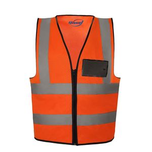 Chaleco de Seguridad Reflectante de Alta Visibilidad con Logotipo Personalizado, Tejido de Punto, Precio Bajo al por Mayor - Product Image 2