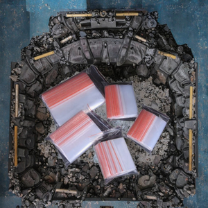 Biểu tượng tùy chỉnh tự dính CPE cấu trúc PE Dây Kéo Túi nhiệt niêm phong bao bì cho quần áo đồ lót giày vận chuyển có tính năng <span class=keywords><strong>OPP</strong></span> - Product Image 3