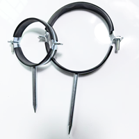 Collier de serrage rapide en acier galvanisé RK avec boulon et revêtement en caoutchouc EPDM, métrique 16mm-315mm, robuste