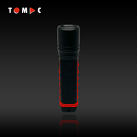 Lampe torche LED rechargeable TOMAC professionnelle, certifiée CE, 30lm/400lm/1100lm, trois modes, pour usage extérieur