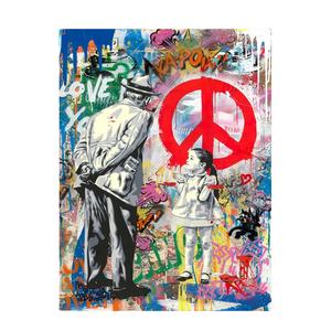 Décor à la maison Banksy Graffiti abstrait garçon <span class=keywords><strong>singe</strong></span> affiches imprime rue à la main abstrait banksy <span class=keywords><strong>pop</strong></span> <span class=keywords><strong>art</strong></span> peinture à l'huile - Product Image 1