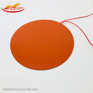 24V 12V 120V 220V 200 grados calentador de placa de almohadilla de calefacción de goma de silicona flexible industrial con termostato. - Product Image 4