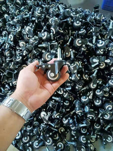 Oferta del proveedor, paquete de 4 <span class=keywords><strong>ruedas</strong></span> giratorias de vástago de rosca de poliuretano de 1,5 pulgadas que no dejan marcas para <span class=keywords><strong>muebles</strong></span> con <span class=keywords><strong>ruedas</strong></span> - Product Image 5