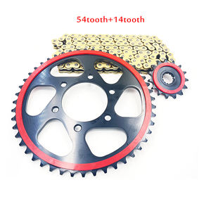 Adatto per il motore <span class=keywords><strong>CF</strong></span> 400NK GT NK650 250SR silenziosi denti volanti ingranaggio tre pezzi Set catena paraolio - Product Image 2