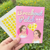 51 patchs hydrocolloïdes imperméables pour l'acné, autocollants couvrants pour les boutons et les imperfections du visage, vente en gros