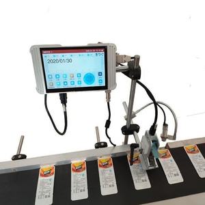 <span class=keywords><strong>Imprimante</strong></span> à jet d'encre industrielle portative de logo de codes-barres d'écran tactile de transport de bande de convoyeur automobile - Product Image 6