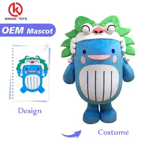 Kinqee Advertising Custom Adult Size Plush Animal Cartoon Mascot Costume Custom Engrave High Quality Mascots Costumes For sale