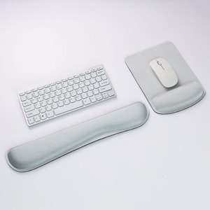 Custom Color Memory Foam Non-Slip Rubber Base Ergonomic Mouse Pad Wrist Support and Keyboard <b>Set</b> - Product Image 6