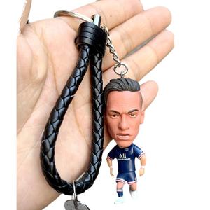 Pendentifs porte-clés en PVC de stars du football : Ronaldo, Neymar, Vinicius, Mbappé, Bellingham - Product Image 5