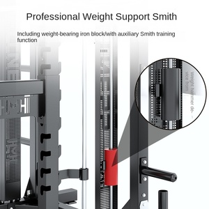 Smith máy tập thể dục thương mại huấn luyện viên thép Squat ngang đẩy nâng khung đa chức năng thiết bị thể dục toàn diện nhà - Product Image 4