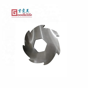 Lame de broyeur à double arbre, couteau carré en acier pour déchets plastiques, fer, bois, caoutchouc, pneus, <span class=keywords><strong>film</strong></span> - Product Image 1