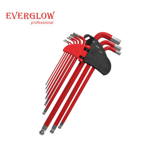 Vendita calda professionale all'ingrosso di alta qualità S2 o CRV lungo sottile Torx hexagon Allen esagonale chiave <span class=keywords><strong>Set</strong></span> con manicotto di colore - Product Image 6