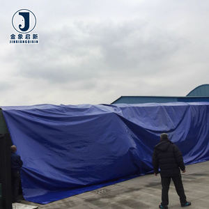 Telo Impermeabile in Poliestere Rivestito in PVC Ncf 3x4m 550gsm per Campeggio, Telo <span class=keywords><strong>Antipioggia</strong></span> in Plastica per Esterni, Rotolo per Copertura Camion - Product Image 2