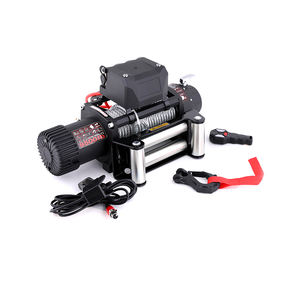 Fuoristrada 4 x4 Winche Electrico Para 4x4 avverte l'argano con il motore 12V dell'argano della corda d'acciaio 9500lbs telecomando - Product Image 4