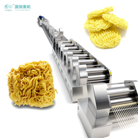 Commerciële noedelmachine, mini Maggi instant noedelmachine, machine voor vierkante/ronde vormen, productielijn
